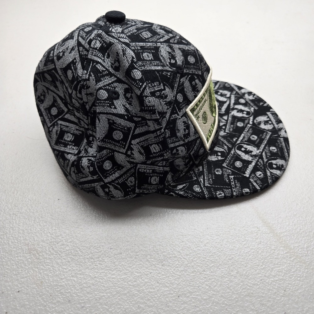 Georgetown Collection Unisex Baseball Cap 7 1/8 Black Curved Fitted 100 Dollar